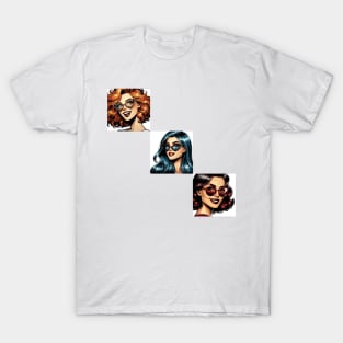 Volti di Donna 14 | Female faces 14 T-Shirt